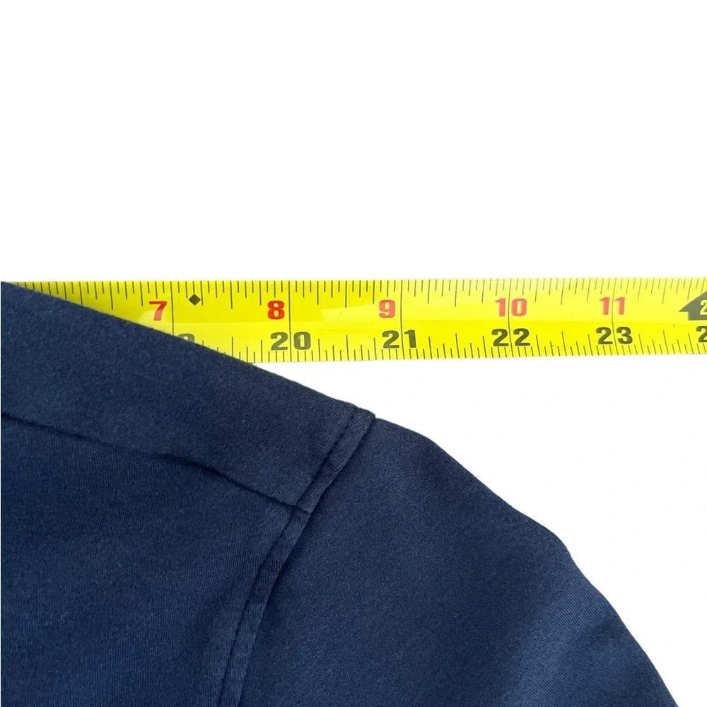 Untuckit Wrinkle-Free Long-Sleeve Damaschino Polo Navy, Size XL - Picture 7 of 7